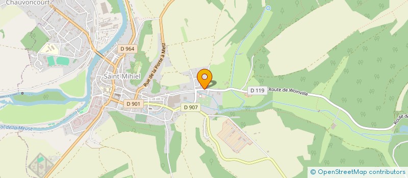 localisation de l'entreprise LORSON SOURIAU à SAINT-MIHIEL