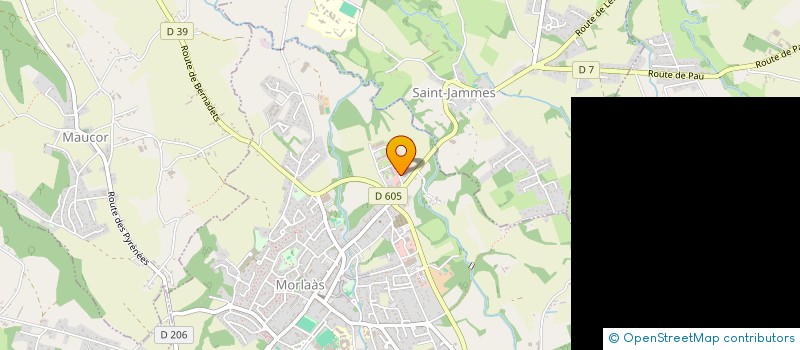 localisation de l'entreprise LORTET INFORMATIQUE  MORLAAS