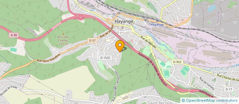 localisation de l'entreprise LORTHERM à HAYANGE