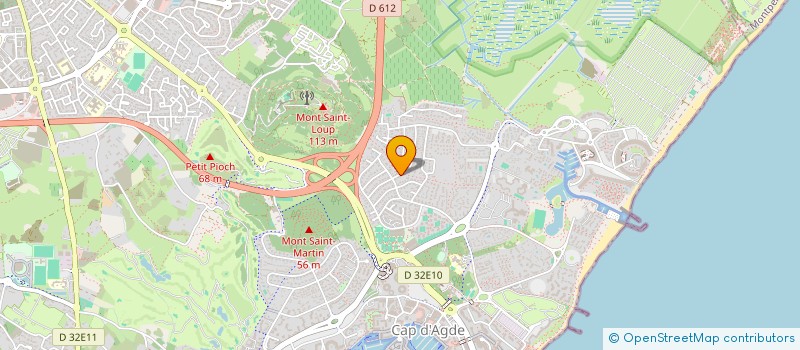 localisation de l'entreprise LORTIN  AGDE