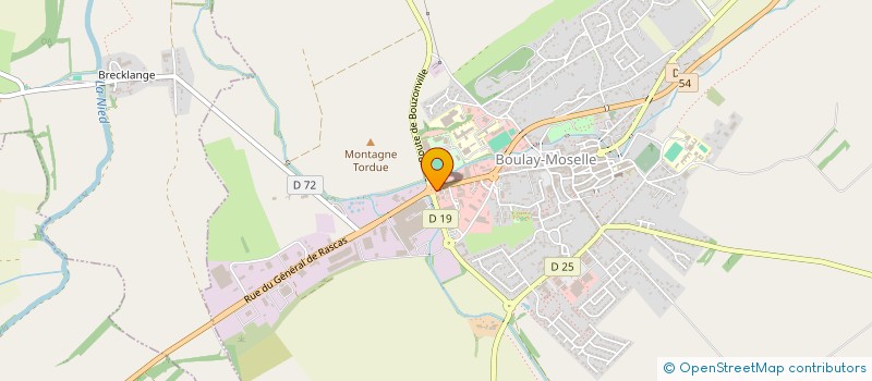 localisation de l'entreprise LORTOIT ZAYER  BOULAY-MOSELLE