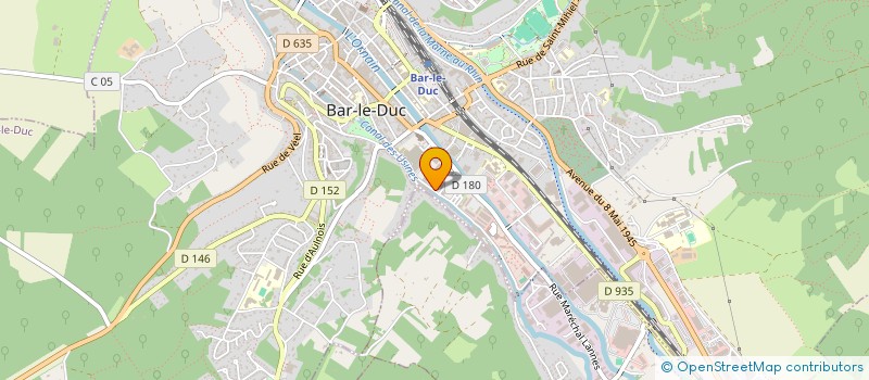 localisation de l'entreprise LORTRANSLOG à BAR-LE-DUC