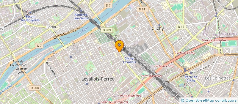 localisation de l'entreprise LORUS DATA SYSTEM à LEVALLOIS-PERRET