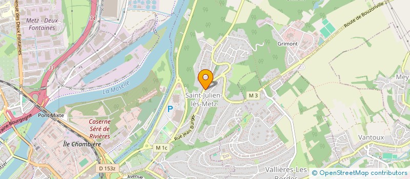 localisation de l'entreprise LORWEB à SAINT-JULIEN-LES-METZ