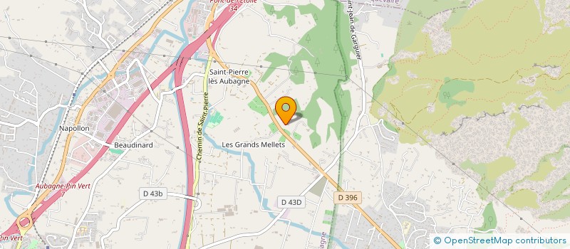 localisation de l'entreprise LORY à AUBAGNE