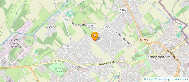 localisation de l'entreprise LORY à PREVESSIN-MOENS