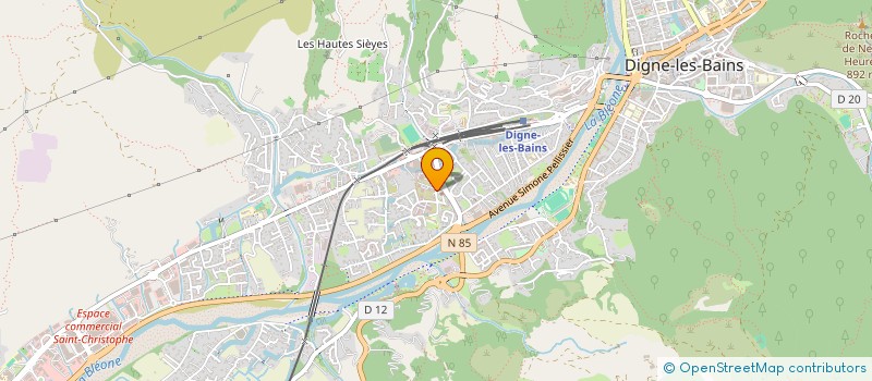 localisation de l'entreprise LORYENCE à DIGNE-LES-BAINS