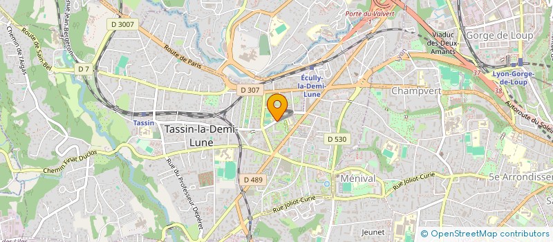 localisation de l'entreprise LORYL ASSETS CONSEILS à TASSIN-LA-DEMI-LUNE