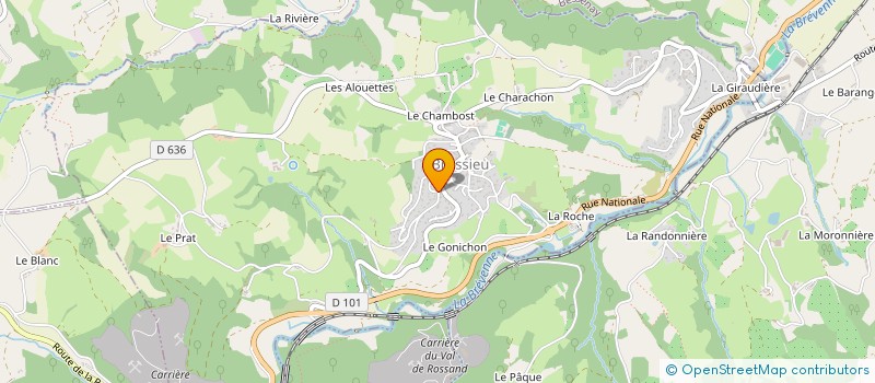 localisation de l'entreprise LORYMO  BRUSSIEU