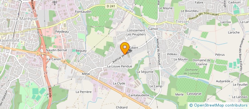 localisation de l'entreprise LOS 4C à TRESSES