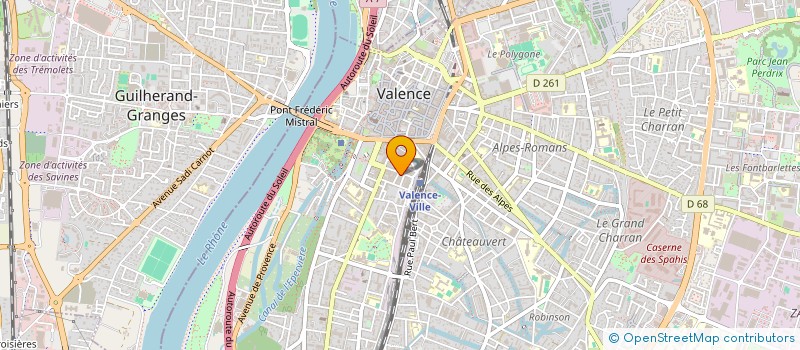 localisation de l'entreprise LOS AMIGOS  VALENCE