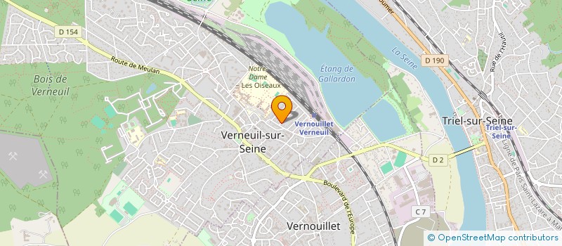 localisation de l'entreprise LOS AMIGOS DE LA SALSA à VERNEUIL-SUR-SEINE