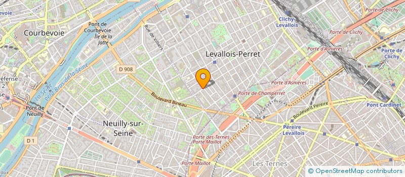 localisation de l'entreprise LOS APACOS à LEVALLOIS-PERRET