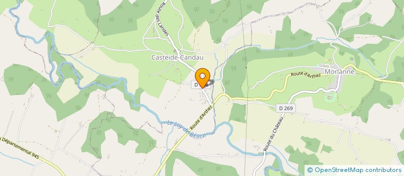 localisation de l'entreprise LOS AZULEJOS  CASTEIDE-CANDAU