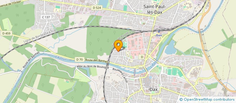 localisation de l'entreprise LOS BARRICAIRES DEU SABLAR à DAX
