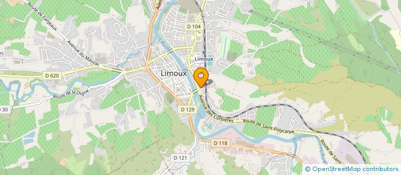 localisation de l'entreprise LOS BOMBEROS  LIMOUX