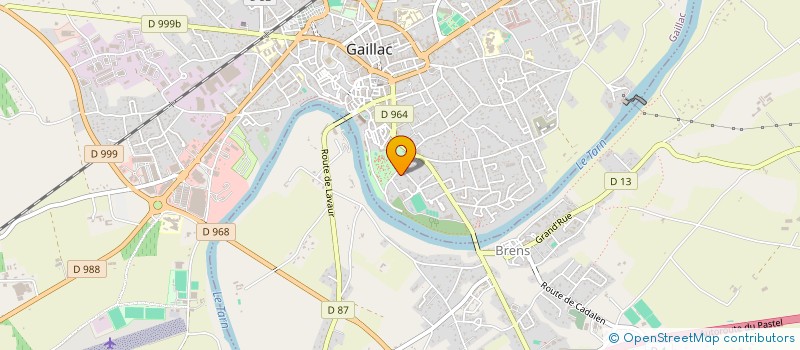 localisation de l'entreprise LOS CACAROTIERS  GAILLAC