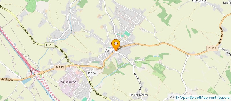 localisation de l'entreprise LOS CAMBOS DE MIL-RUGBY  VERFEIL