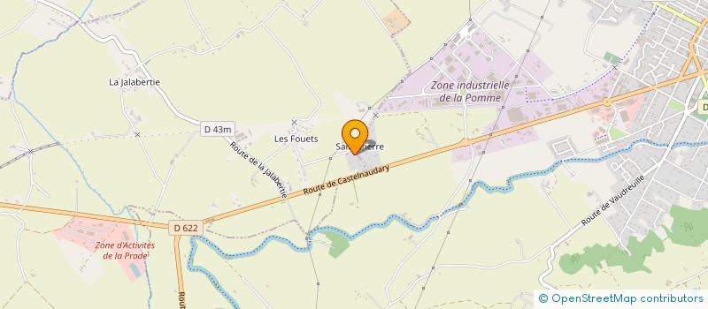 localisation de l'entreprise LOS CAMINAIRES 4X4  SAINT-FELIX-LAURAGAIS