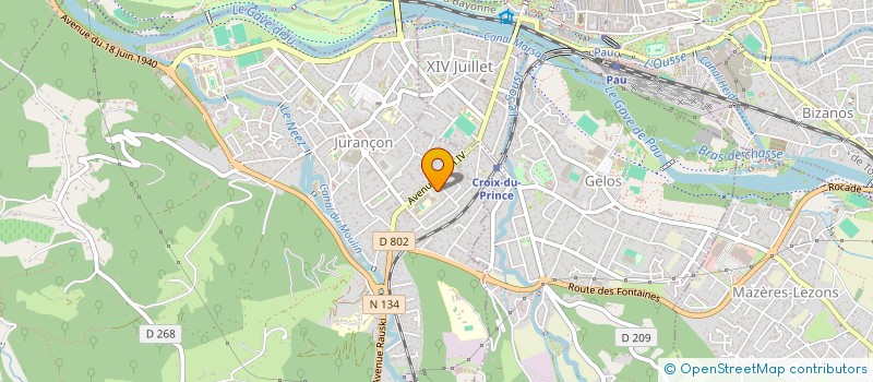 localisation de l'entreprise LOS CHIVALIERS  JURANCON