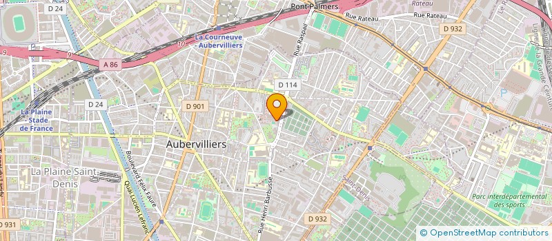 localisation de l'entreprise LOS COBEROS à AUBERVILLIERS
