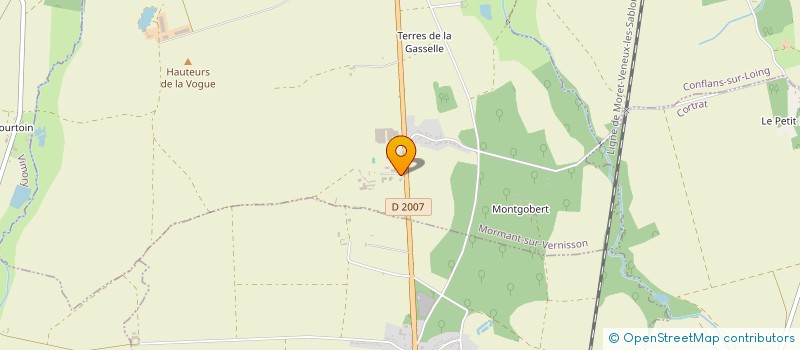 localisation de l'entreprise LOS CUATES  MORMANT-SUR-VERNISSON