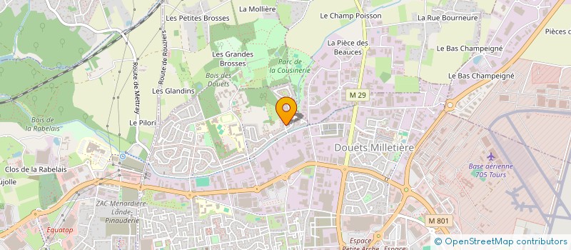 localisation de l'entreprise LOS DEOS  TOURS