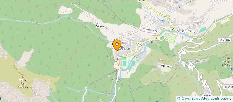 localisation de l'entreprise LOS ESCLOPS DEL MONTCALM à VAL-DE-SOS
