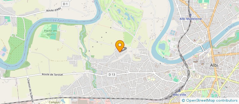 localisation de l'entreprise LOS FABULOS  ALBI