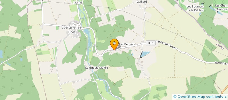 localisation de l'entreprise LOS FLEURS DE TILLEUL  EPEIGNE-LES-BOIS