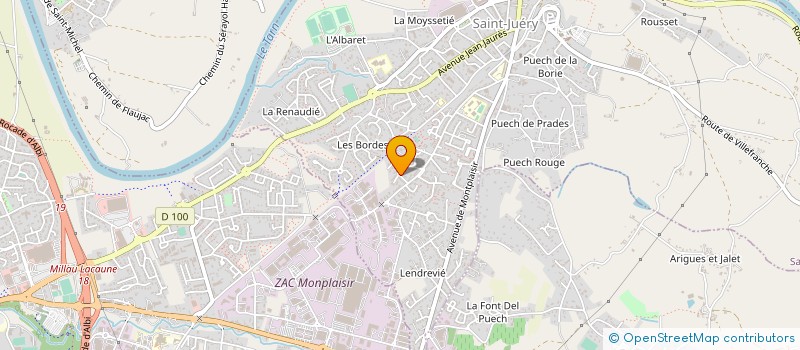 localisation de l'entreprise LOS GALAUPAIRES ALBIGESES à SAINT-JUERY