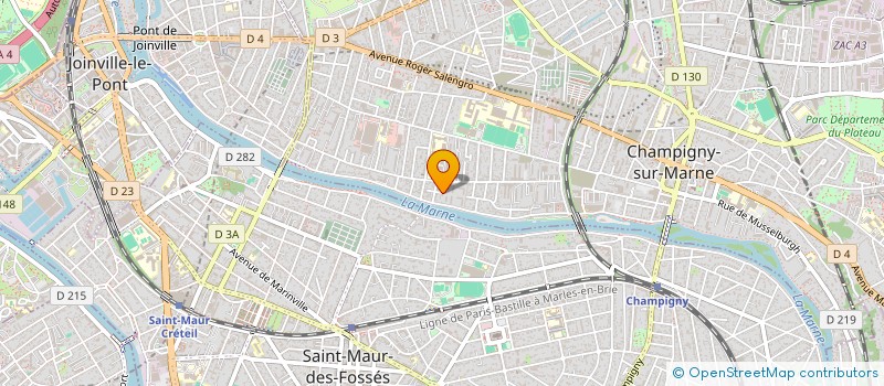 localisation de l'entreprise LOS GRANADOS à CHAMPIGNY-SUR-MARNE