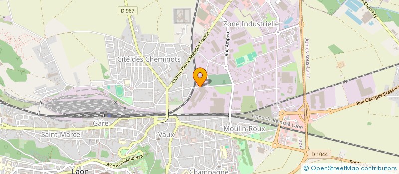 localisation de l'entreprise LOS GRINGOS à LAON
