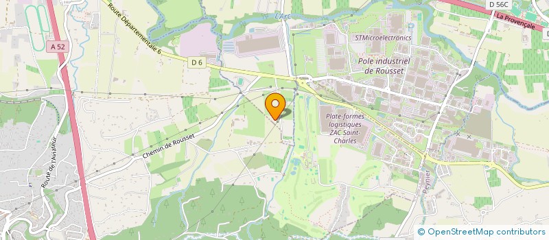 localisation de l'entreprise LOS GUARDIANES DE LA SANTA VICTORIA  ROUSSET