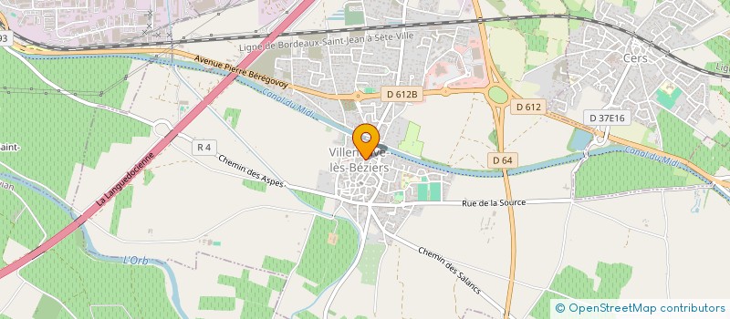 localisation de l'entreprise LOS HERMANOS  VILLENEUVE-LES-BEZIERS