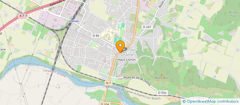 localisation de l'entreprise LOS HERMANOS  LIVRON-SUR-DROME