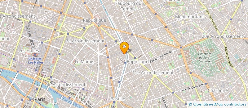 localisation de l'entreprise LOS LATINOS  PARIS