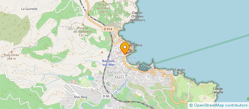 localisation de l'entreprise LOS LATINOS  BANYULS-SUR-MER