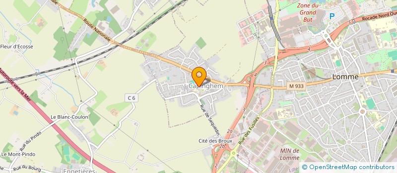 localisation de l'entreprise LOS MAQUINOS à LILLE