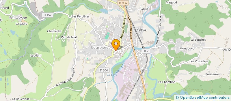 localisation de l'entreprise LOS MOSQUETEROS FGM à COURPIERE