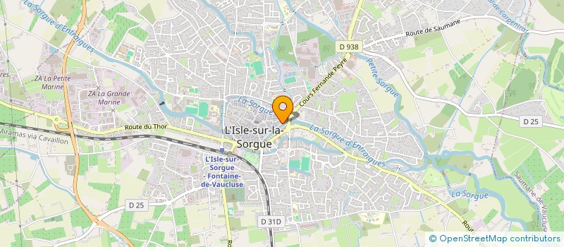 localisation de l'entreprise LOS NINOS  L'ISLE-SUR-LA-SORGUE