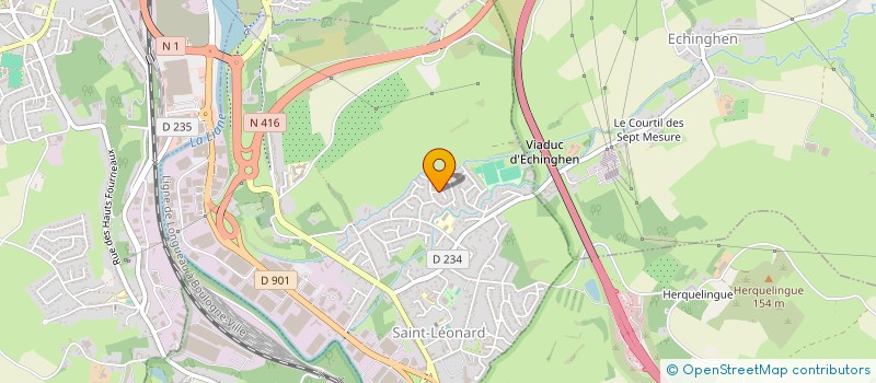 localisation de l'entreprise LOS NOIES  HESDIN-L'ABBE