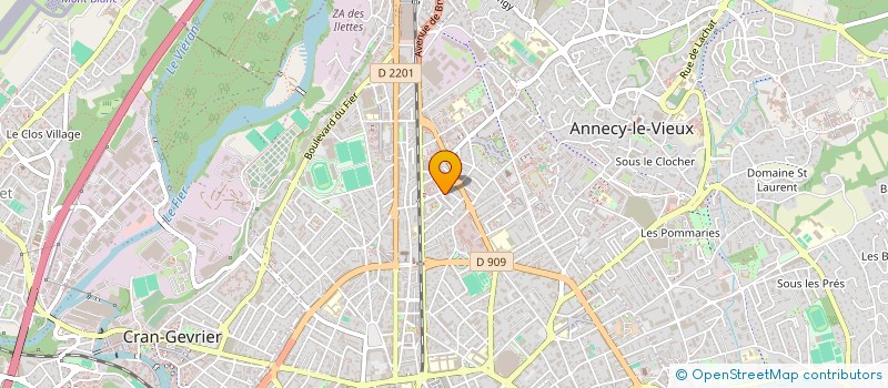 localisation de l'entreprise LOS PACHARACOS à ANNECY