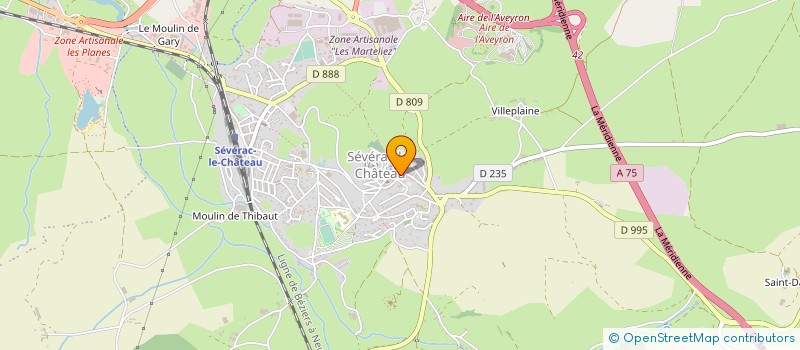 localisation de l'entreprise LOS PASSEJAIRES DEL SEVERAGUES  SEVERAC D'AVEYRON