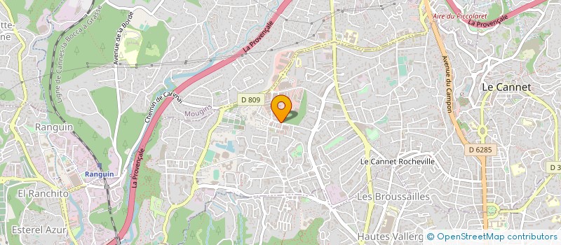 localisation de l'entreprise LOS PISTOLEROS à LE CANNET