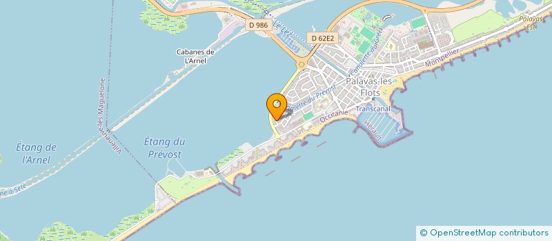 localisation de l'entreprise LOS POPINOS à PALAVAS-LES-FLOTS