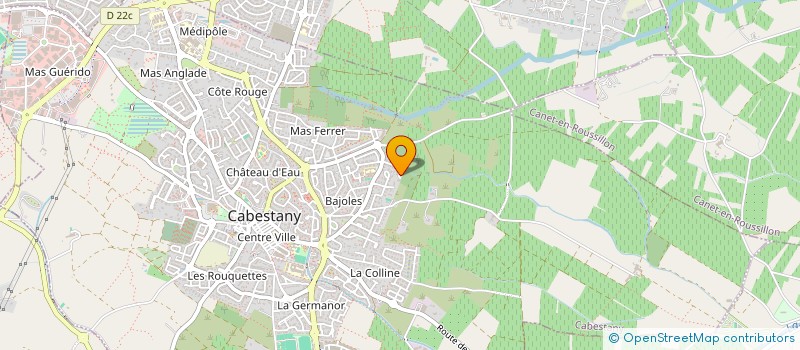 localisation de l'entreprise LOS RANCHEROS  CABESTANY