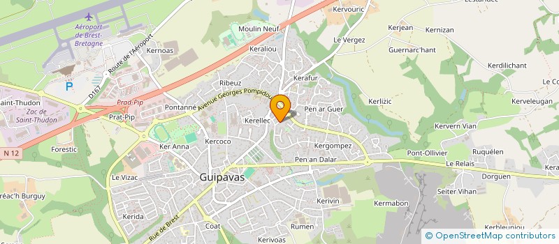 localisation de l'entreprise LOS SOCIOS  GUIPAVAS