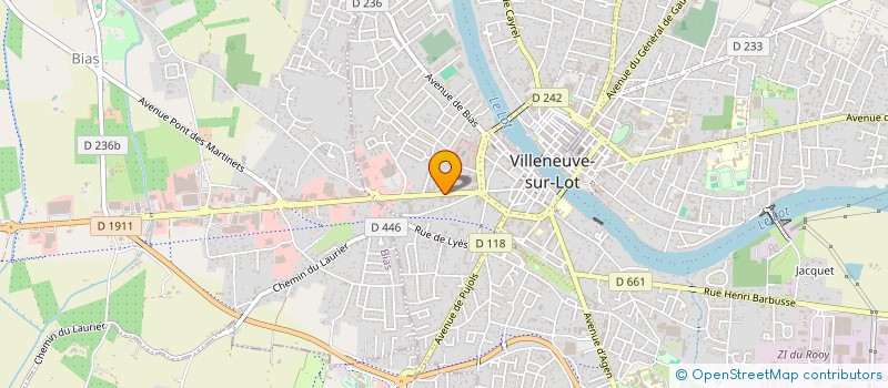 localisation de l'entreprise LOS TACOS  VILLENEUVE-SUR-LOT