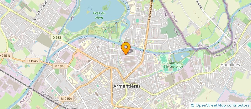 localisation de l'entreprise LOS VITICULTORES  ARMENTIERES